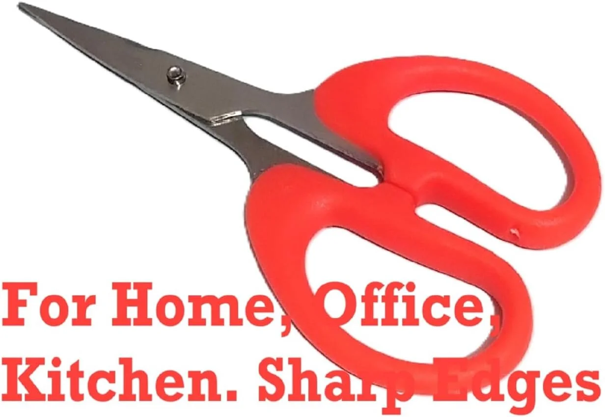 قیچی کوچک DeliJoy برای خانه، دفتر کار، آشپزخانه، صنایع دستی، برش و پیرایش (مجموعه 2 عددی)