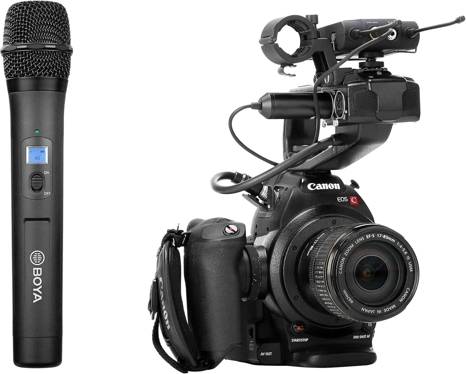 سیستم میکروفون بی سیم دستی Boya BY-WM8 Pro-K3 با قابلیت نصب روی دوربین، مشکی سیستم میکروفون بی سیم دستی Boya BY-WM8 Pro-K3 با قابلیت نصب روی دوربین، مشکی