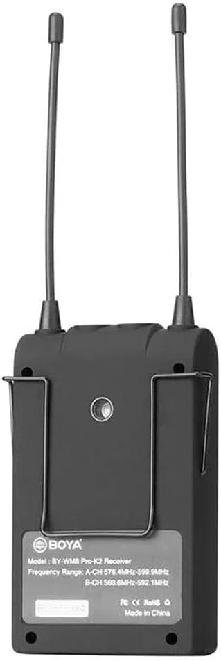 سیستم میکروفون بی سیم دستی Boya BY-WM8 Pro-K3 با قابلیت نصب روی دوربین، مشکی سیستم میکروفون بی سیم دستی Boya BY-WM8 Pro-K3 با قابلیت نصب روی دوربین، مشکی