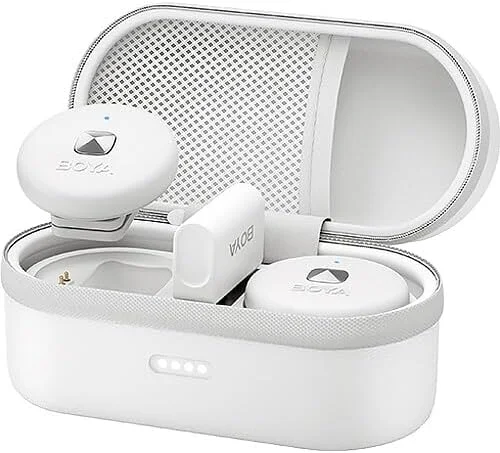 میکروفون بی سیم دوگانه BOYA OMIC-U با رابط USB-C - سفید میکروفون بی سیم دوگانه BOYA OMIC-U با رابط USB-C - سفید
