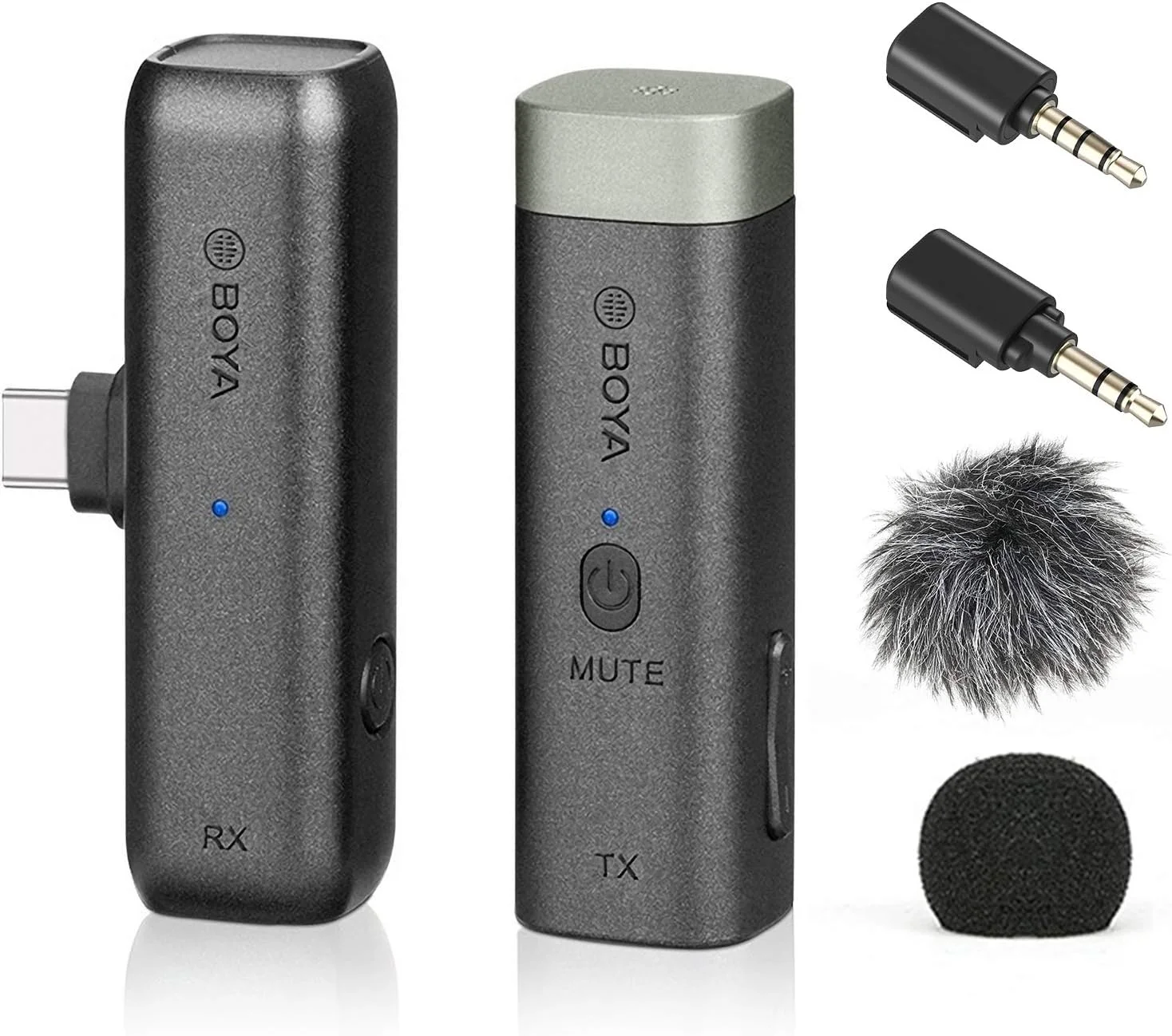میکروفون یقه ای بی سیم مینی BOYA BY-WM3U 2.4G حرفه ای با آداپتور 3.5 میلی متری TRS/TRRS و آداپتور Type-C جایگزین برای دوربین گوشی هوشمند Type-C و نوت بوک میکروفون یقه ای بی سیم مینی BOYA BY-WM3U 2.4G حرفه ای با آداپتور 3.5 میلی متری TRS/TRRS و آداپتور Type-C جایگزین برای دوربین گوشی هوشمند Type-C و نوت بوک