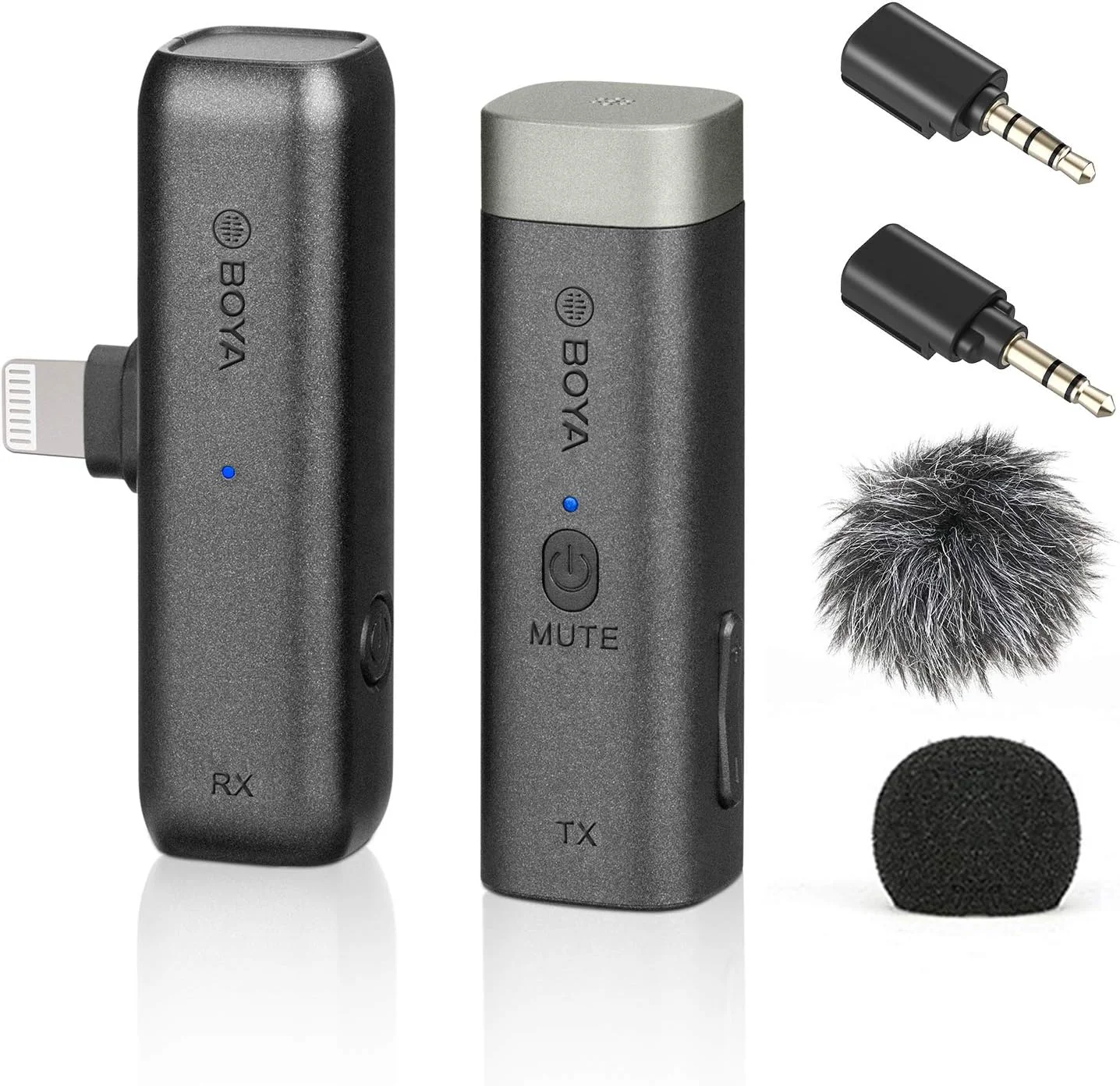 میکروفون بی سیم یقه ای حرفه ای بویا مدل BY-WM3D Mini 2.4G به همراه آداپتور 3.5 میلی متری TRS/TRRS جایگزین آداپتور برای گوشی های هوشمند، دوربین، تبلت، لپ تاپ و کامپیوتر میکروفون بی سیم یقه ای حرفه ای بویا مدل BY-WM3D Mini 2.4G به همراه آداپتور 3.5 میلی متری TRS/TRRS جایگزین آداپتور برای گوشی های هوشمند، دوربین، تبلت، لپ تاپ و کامپیوتر