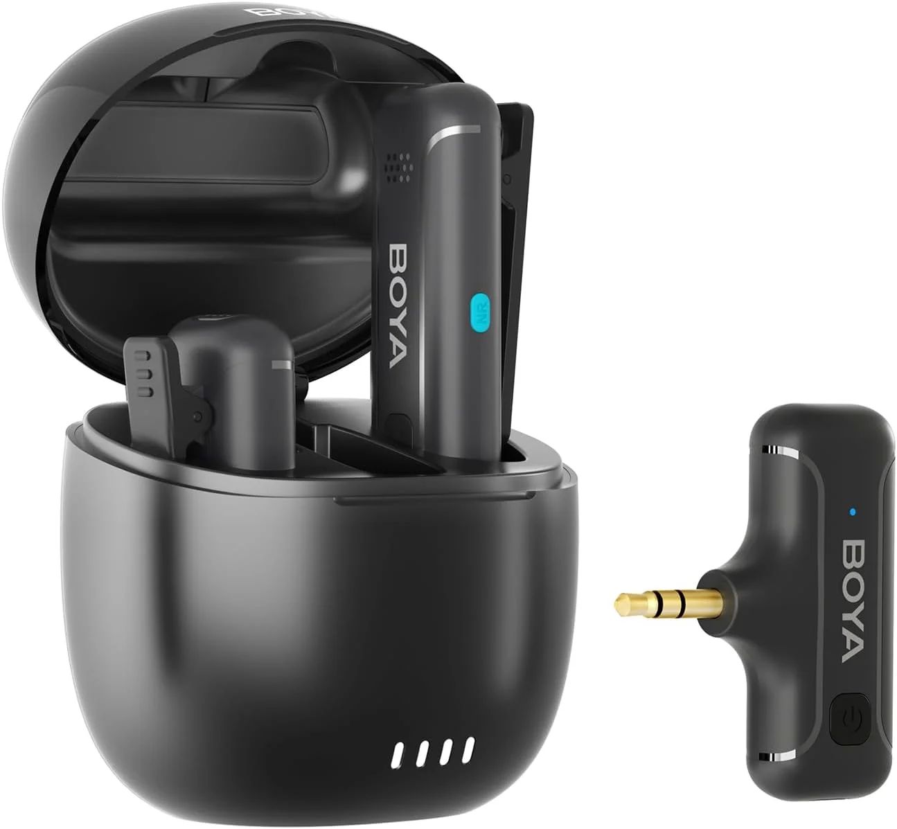 میکروفون یقه ای بی سیم دو کاناله BOYA BY-WM3T-M2، عمر باتری تا 30 ساعت، رابط 3.5 میلی متری سازگار با گوشی های هوشمند و دوربین های TRS، مناسب برای ولاگ و یوتیوب میکروفون یقه ای بی سیم دو کاناله BOYA BY-WM3T-M2، عمر باتری تا 30 ساعت، رابط 3.5 میلی متری سازگار با گوشی های هوشمند و دوربین های TRS، مناسب برای ولاگ و یوتیوب