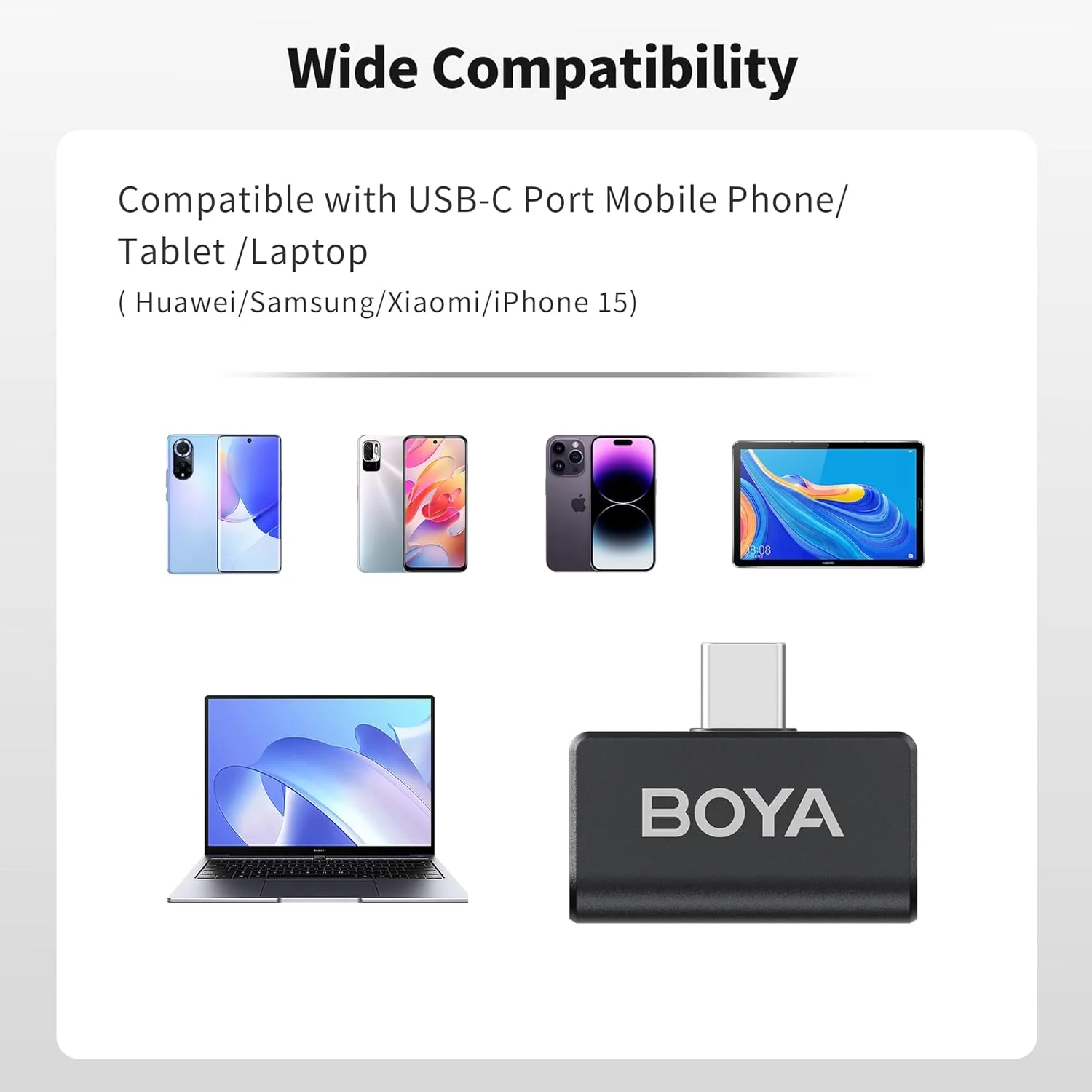 سیستم میکروفون یقه ای بی سیم قابل حمل BOYA Omic-U با 15 ساعت عمر باتری، فاصله انتقال 50 متری بدون نویز، برای آیفون، آیپد، مناسب برای ضبط زنده ولاگ یوتیوب سیستم میکروفون یقه ای بی سیم قابل حمل BOYA Omic-U با 15 ساعت عمر باتری، فاصله انتقال 50 متری بدون نویز، برای آیفون، آیپد، مناسب برای ضبط زنده ولاگ یوتیوب