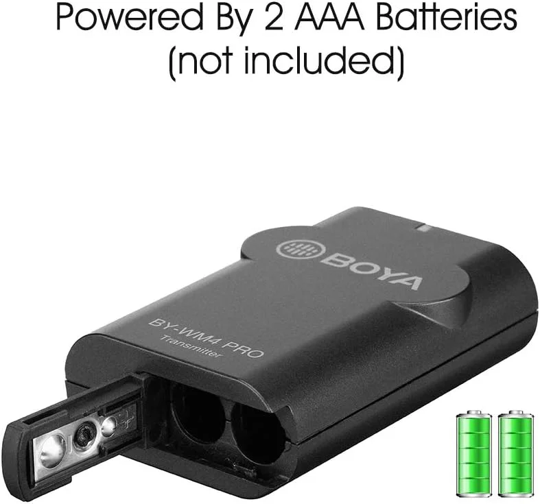 سیستم میکروفون بی سیم 2.4G قابل حمل Boya Anself By Wm4 Pro K2 (دو فرستنده + یک گیرنده) به همراه کیف سخت برای دوربین های DSLR، دوربین فیلمبرداری، تلفن های هوشمند، کامپیوتر، تبلت، ضبط صدا، مصاحبه، مشکی سیستم میکروفون بی سیم 2.4G قابل حمل Boya Anself By Wm4 Pro K2 (دو فرستنده + یک گیرنده) به همراه کیف سخت برای دوربین های DSLR، دوربین فیلمبرداری، تلفن های هوشمند، کامپیوتر، تبلت، ضبط صدا، مصاحبه، مشکی
