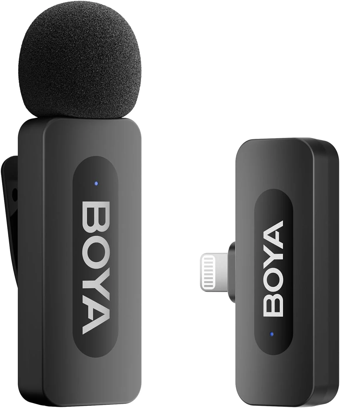 میکروفون بیسیم یقهای بویا مدل BY-V1 با برد 100 متر، سازگار با آیفون و آیپد، ایدهآل برای ضبط موبایلی، پادکست و برنامههای رسانههای اجتماعی مانند یوتیوب و تیکتاک میکروفون بیسیم یقهای بویا مدل BY-V1 با برد 100 متر، سازگار با آیفون و آیپد، ایدهآل برای ضبط موبایلی، پادکست و برنامههای رسانههای اجتماعی مانند یوتیوب و تیکتاک