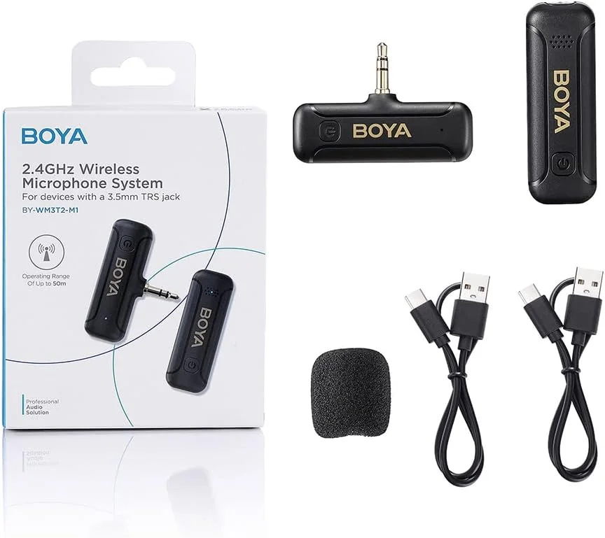 میکروفون یقه ای بی سیم BOYA BY-WM3T2-M1 میکروفون یقه ای بی سیم BOYA BY-WM3T2-M1