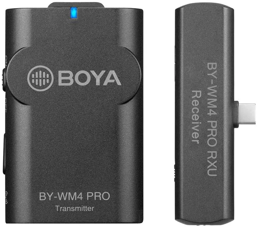 میکروفون بی سیم بویا By Wm4 Pro K 5 برای دستگاه های اندروید و Type C، K5 میکروفون بی سیم بویا By Wm4 Pro K 5 برای دستگاه های اندروید و Type C، K5