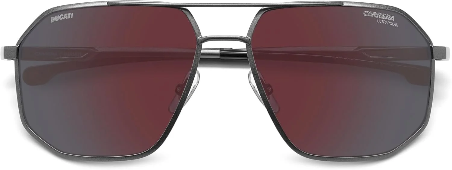 عینک آفتابی مردانه CARRERA DUCATI مدل CARDUC 037/S با فریم مات تیره روتنیوم سایز 61/16/140 عینک آفتابی مردانه CARRERA DUCATI مدل CARDUC 037/S با فریم مات تیره روتنیوم سایز 61/16/140