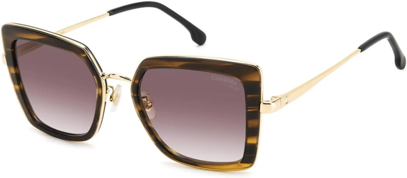 عینک آفتابی زنانه CARRERA مدل CARRERA 3031/S قهوه ای شاخی 53/20/140