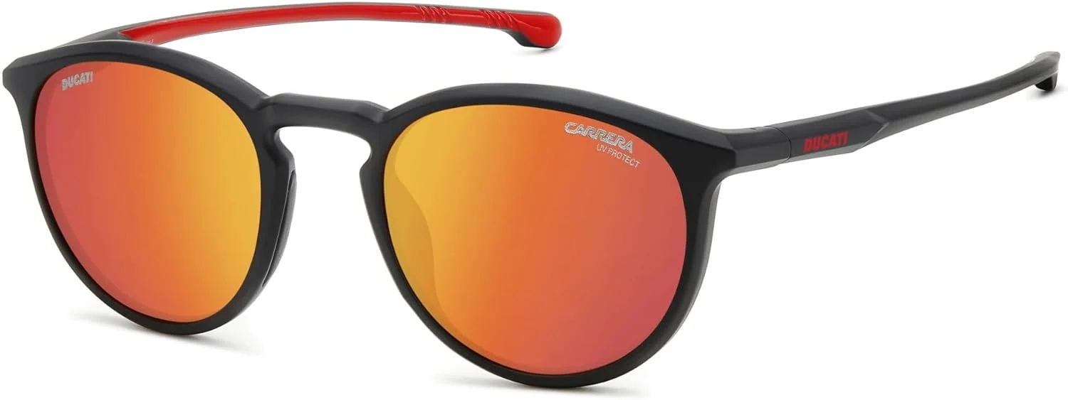 عینک آفتابی مردانه CARRERA DUCATI مدل CARDUC 035/S مشکی مات سایز 50/21/145
