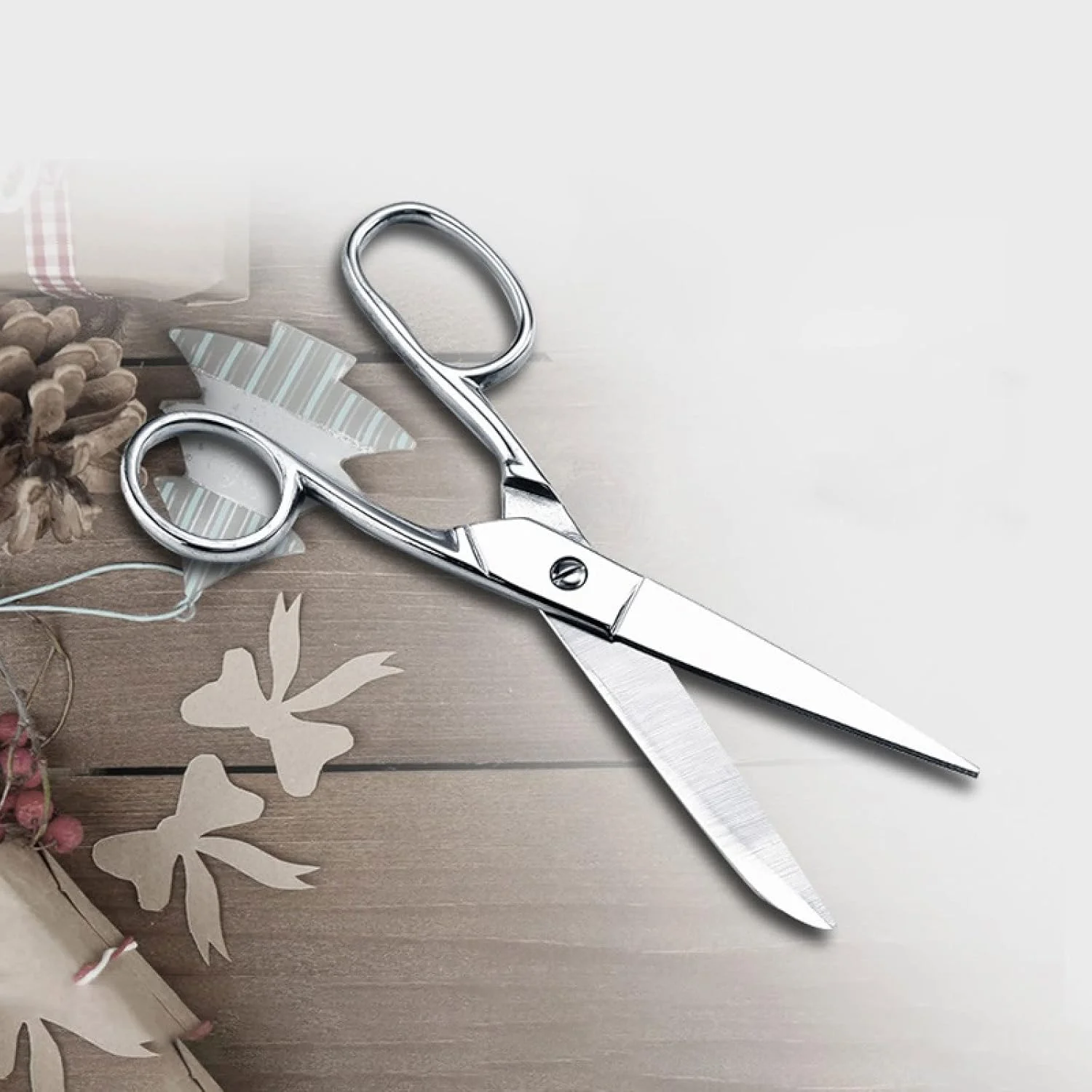 قیچی AOCATE حرفه ای برای خیاطی، گلدوزی، برش پارچه، کوک صلیبی، ابزار قیچی استیل قیچی AOCATE حرفه ای برای خیاطی، گلدوزی، برش پارچه، کوک صلیبی، ابزار قیچی استیل