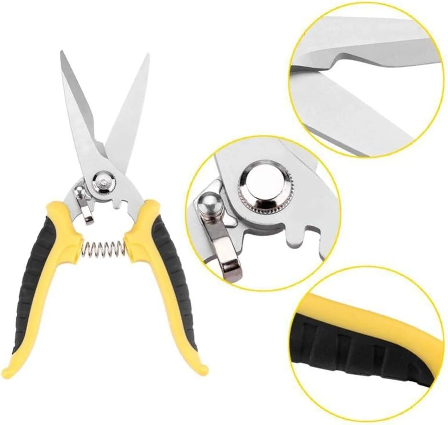 قیچی باغبانی AOCATE، یک عدد، مناسب برای هرس بونسای خانگی، قیچی هرس باغ، ابزار باغبانی و کاشت بونسای قیچی باغبانی AOCATE، یک عدد، مناسب برای هرس بونسای خانگی، قیچی هرس باغ، ابزار باغبانی و کاشت بونسای