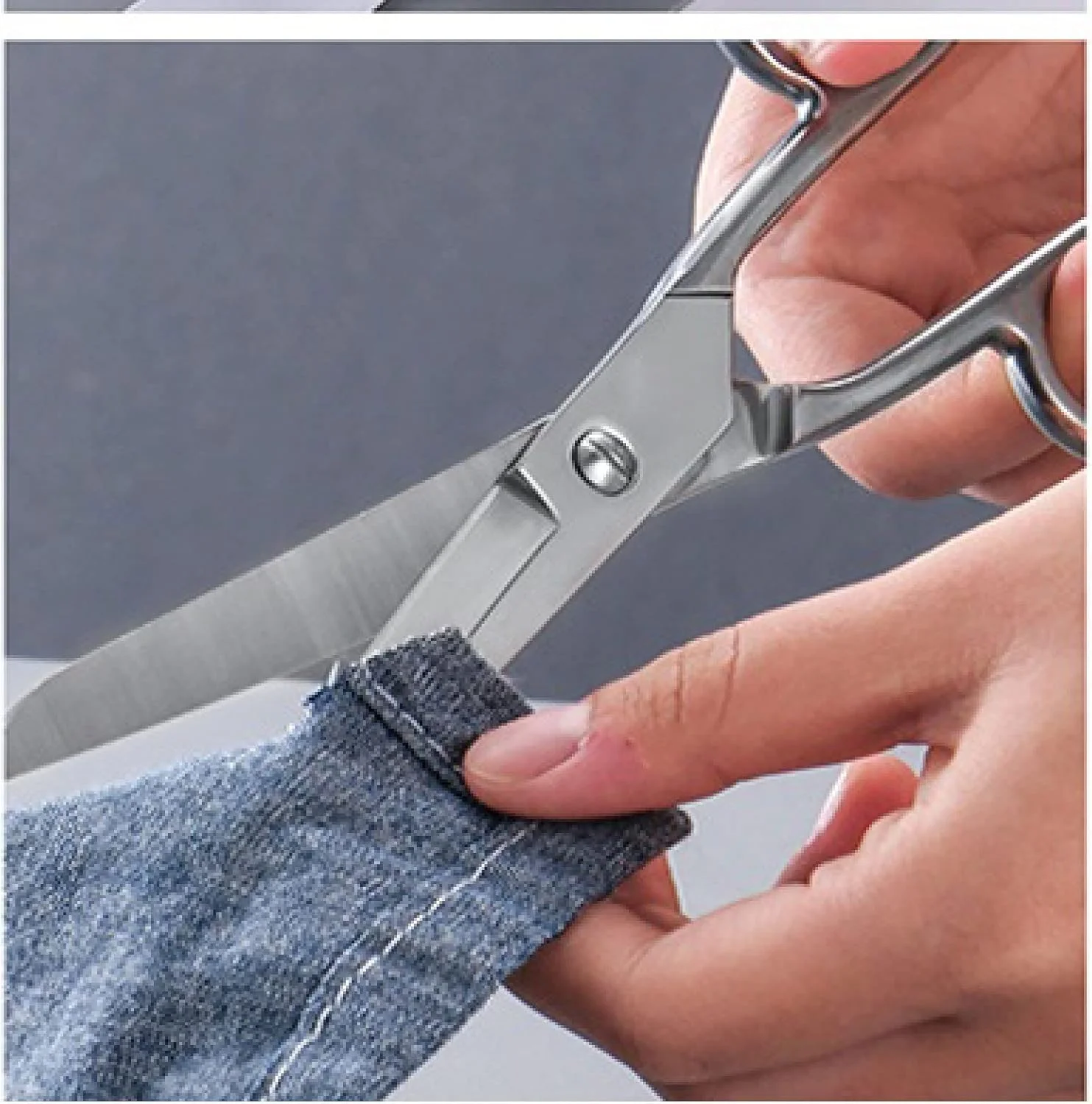 قیچی AOCATE حرفه ای برای خیاطی، گلدوزی، برش پارچه، کوک صلیبی، ابزار قیچی استیل قیچی AOCATE حرفه ای برای خیاطی، گلدوزی، برش پارچه، کوک صلیبی، ابزار قیچی استیل