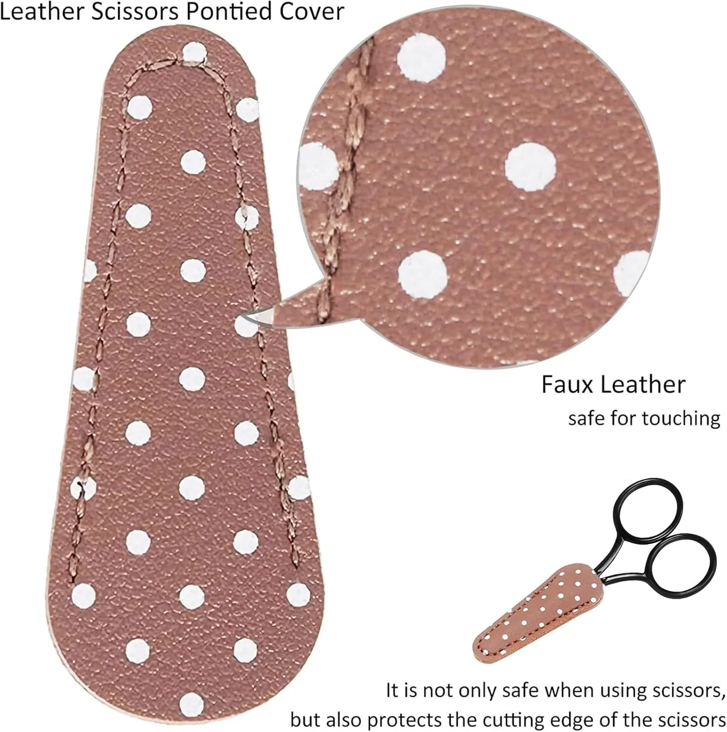 قیچی کوچک BIHRTC، قیچی گلدوزی 9 سانتی متری، قیچی نوک تیز استیل ضد زنگ مستقیم با روکش چرمی، ابزار DIY خیاطی برای کاردستی، سوزن دوزی و مصارف خانگی قیچی کوچک BIHRTC، قیچی گلدوزی 9 سانتی متری، قیچی نوک تیز استیل ضد زنگ مستقیم با روکش چرمی، ابزار DIY خیاطی برای کاردستی، سوزن دوزی و مصارف خانگی