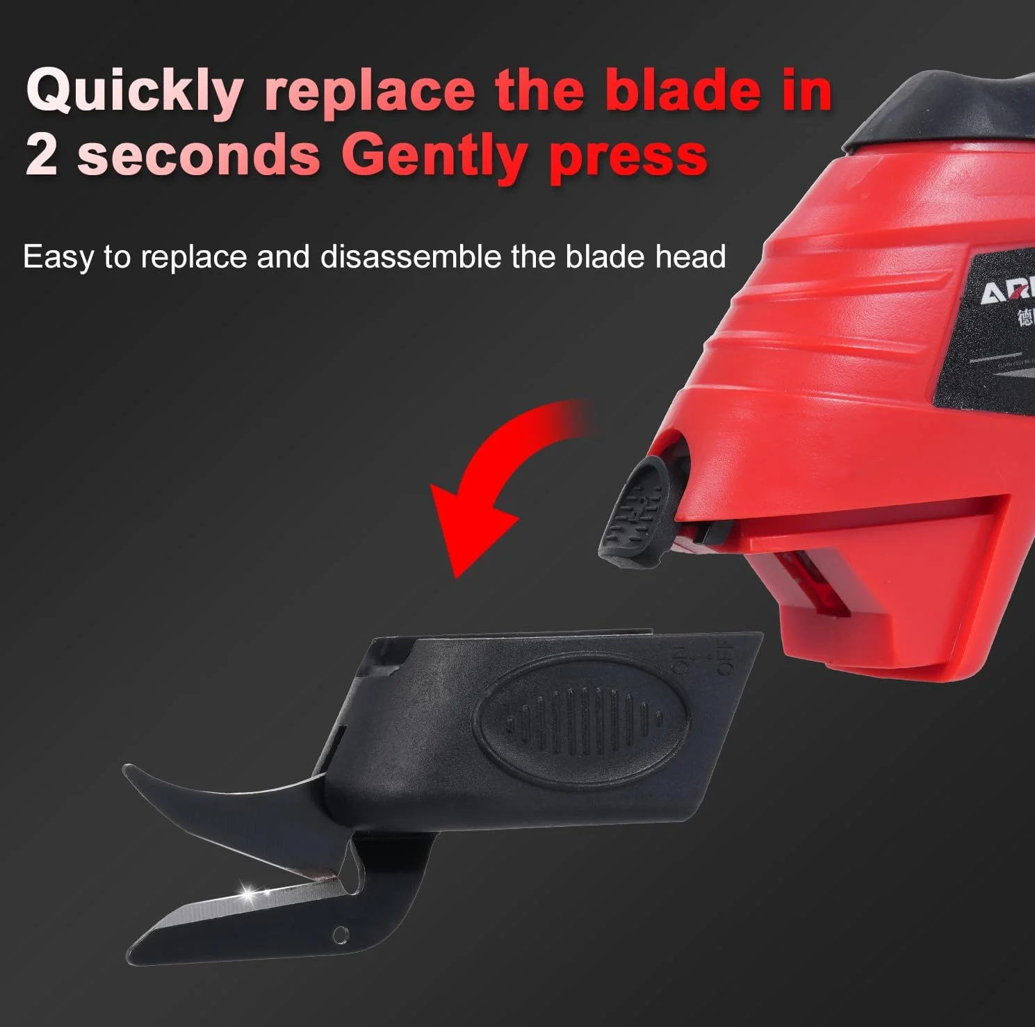 قیچی برقی VISLONE با 2 تیغه قابل تعویض ساخته شده از فولاد تنگستن، قیچی شارژی، قابلیت برش پارچه های نخی تا ضخامت 9 میلی متر، ساقه گیاهان، مقوا، پانل های پلاستیکی PVC قیچی برقی VISLONE با 2 تیغه قابل تعویض ساخته شده از فولاد تنگستن، قیچی شارژی، قابلیت برش پارچه های نخی تا ضخامت 9 میلی متر، ساقه گیاهان، مقوا، پانل های پلاستیکی PVC