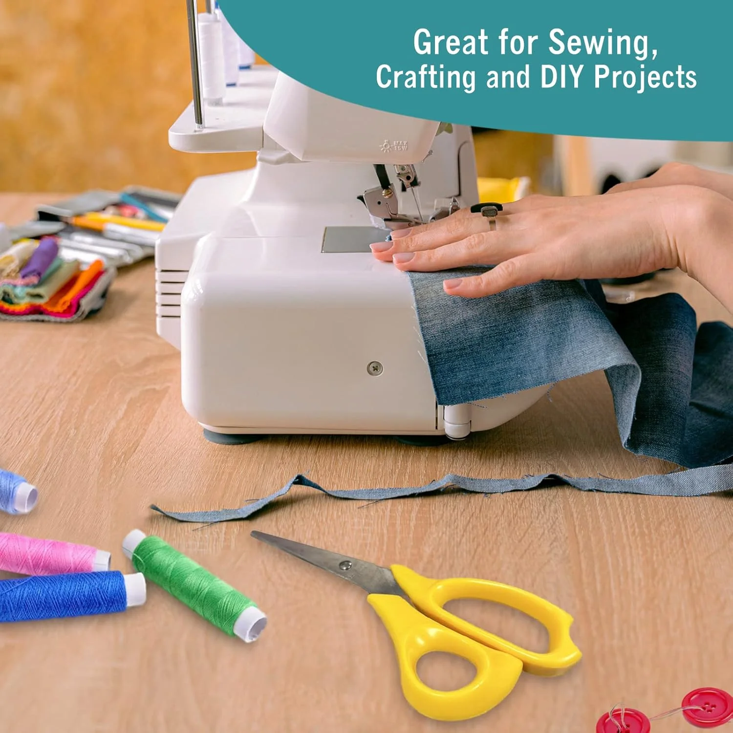 قیچی EXTRIC، قیچی 7 اینچی همه منظوره، بسته 6 عددی قیچی سنگین، قیچی برای لوازم اداری و لوازم معلمان، قیچی استیل ضد زنگ، قیچی کاردستی، قیچی پارچه، رنگ زرد قیچی EXTRIC، قیچی 7 اینچی همه منظوره، بسته 6 عددی قیچی سنگین، قیچی برای لوازم اداری و لوازم معلمان، قیچی استیل ضد زنگ، قیچی کاردستی، قیچی پارچه، رنگ زرد