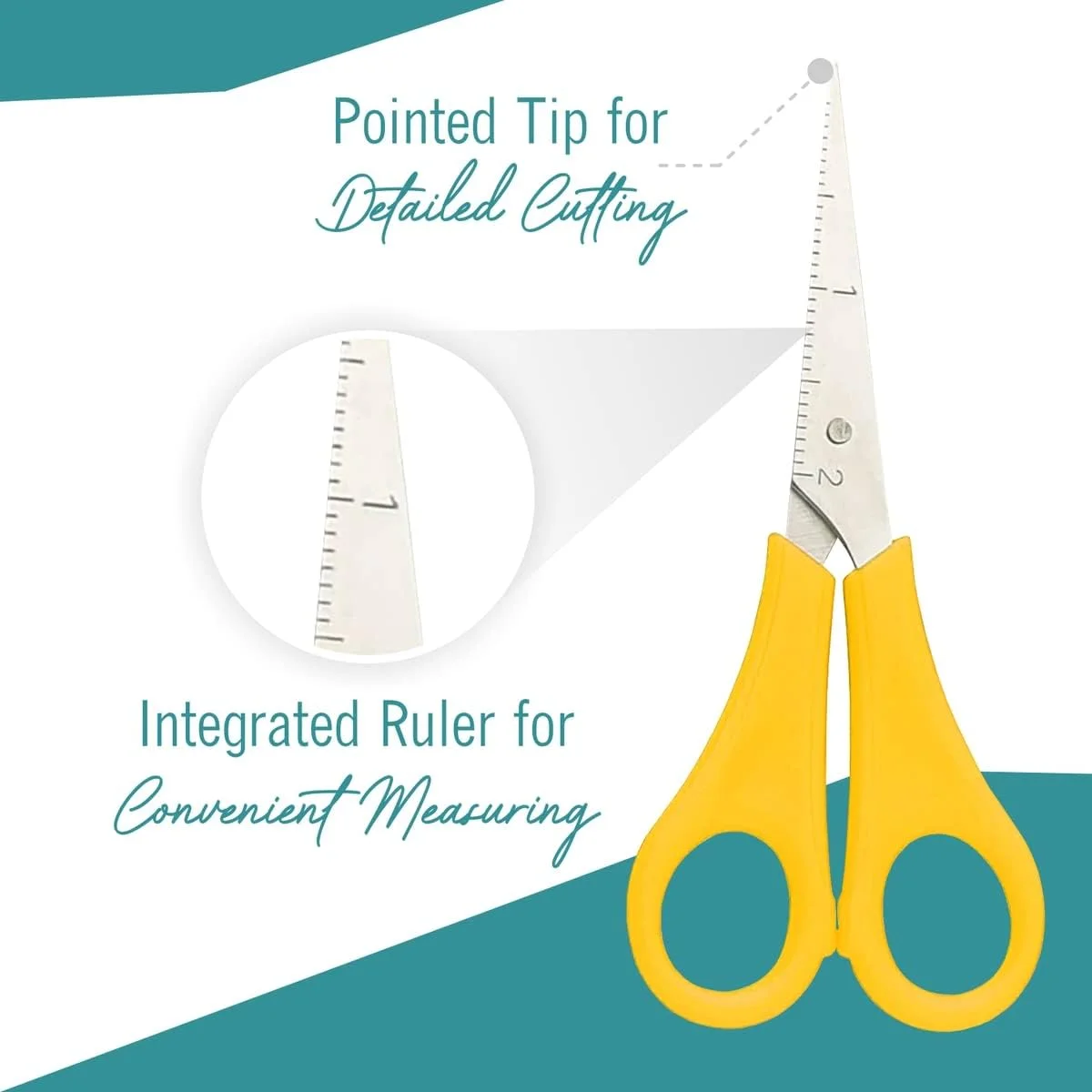 قیچی کودک EXTRIC بسته 12 عددی، قیچی نوک تیز مناسب کودکان راست دست و چپ دست، قیچی رنگارنگ متنوع برای مدرسه، قیچی کودک، قیچی کاردستی، قیچی مدرسه