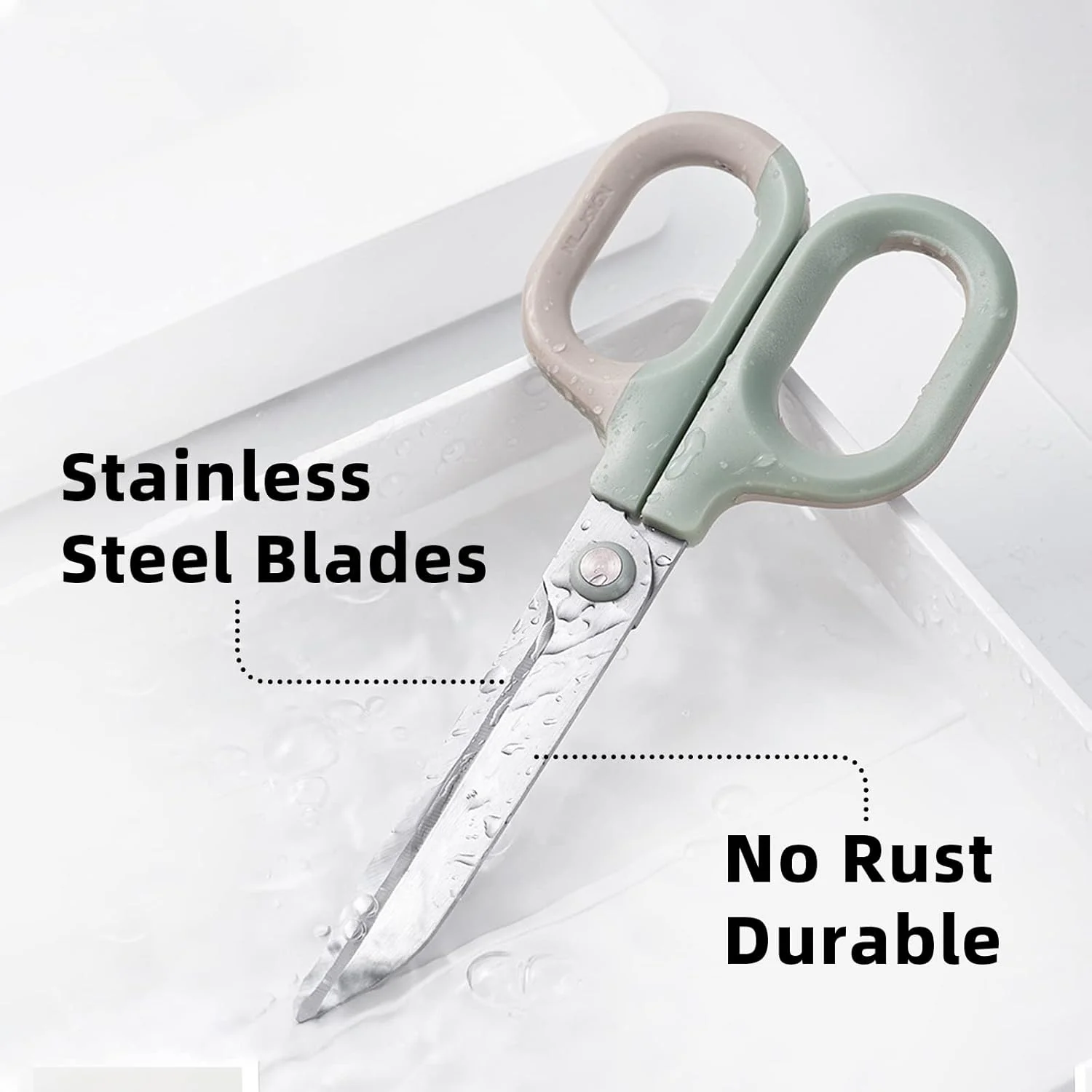 قیچی چند منظوره EZWORK، دسته های راحت و قیچی تیز برای لوازم اداری، خانه، مدرسه، صنایع دستی، خیاطی و پارچه (6 اینچ، سبز) قیچی چند منظوره EZWORK، دسته های راحت و قیچی تیز برای لوازم اداری، خانه، مدرسه، صنایع دستی، خیاطی و پارچه (6 اینچ، سبز)