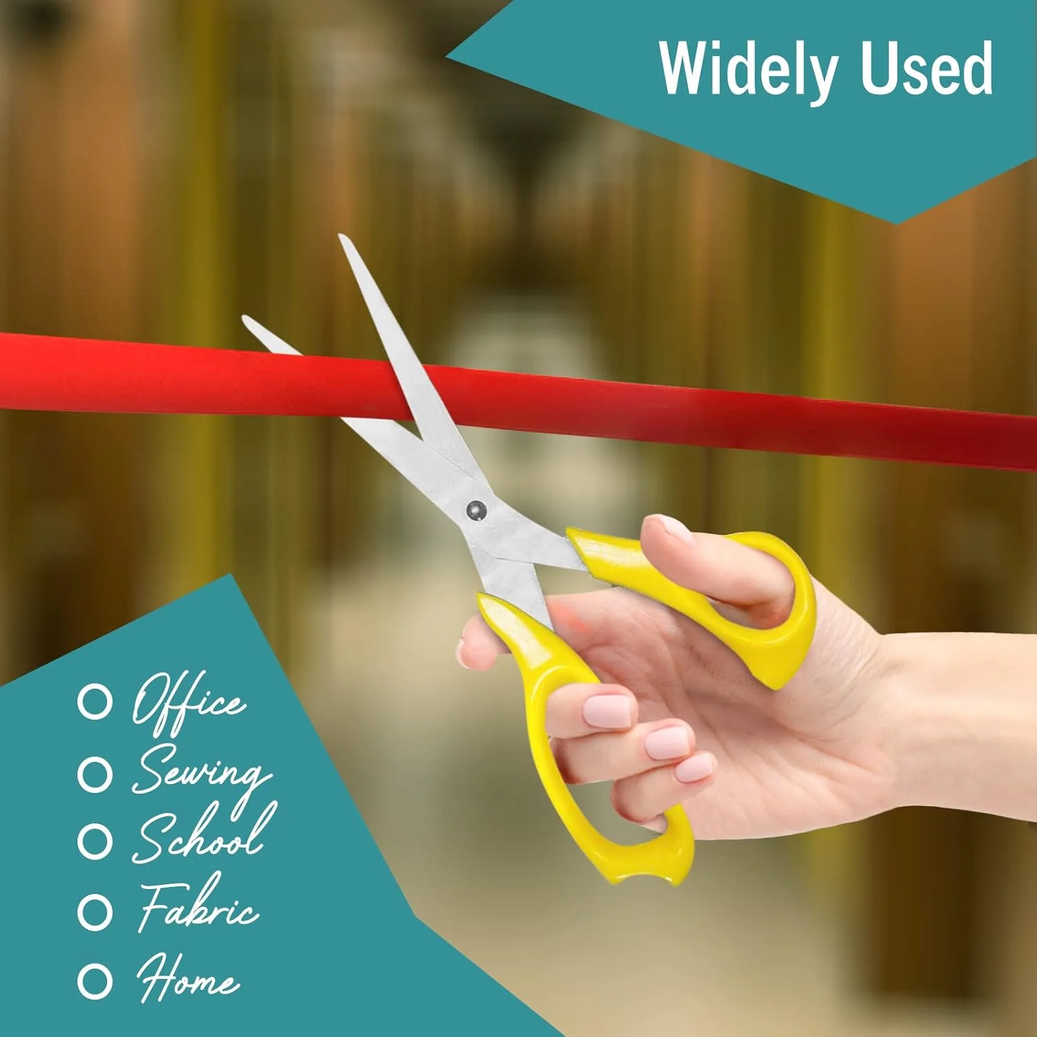 قیچی EXTRIC، قیچی 7 اینچی همه منظوره، قیچی های 2 عددی سنگین، قیچی برای لوازم اداری و لوازم معلمان، قیچی استیل ضد زنگ، قیچی کاردستی، قیچی پارچه، رنگ زرد قیچی EXTRIC، قیچی 7 اینچی همه منظوره، قیچی های 2 عددی سنگین، قیچی برای لوازم اداری و لوازم معلمان، قیچی استیل ضد زنگ، قیچی کاردستی، قیچی پارچه، رنگ زرد