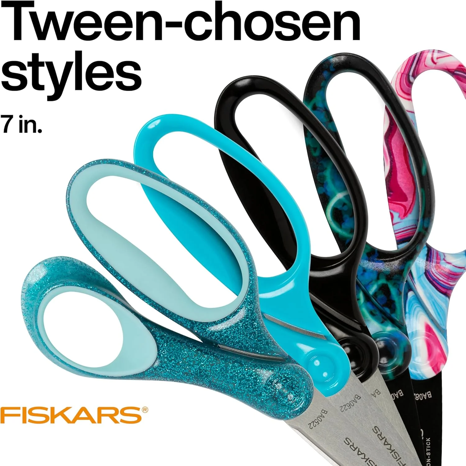 قیچی دانش آموزی 7 اینچی فیسکارس برای کودکان 12 تا 14 سال، قیچی برای مدرسه یا کاردستی، لوازم مدرسه، بنفش قیچی دانش آموزی 7 اینچی فیسکارس برای کودکان 12 تا 14 سال، قیچی برای مدرسه یا کاردستی، لوازم مدرسه، بنفش