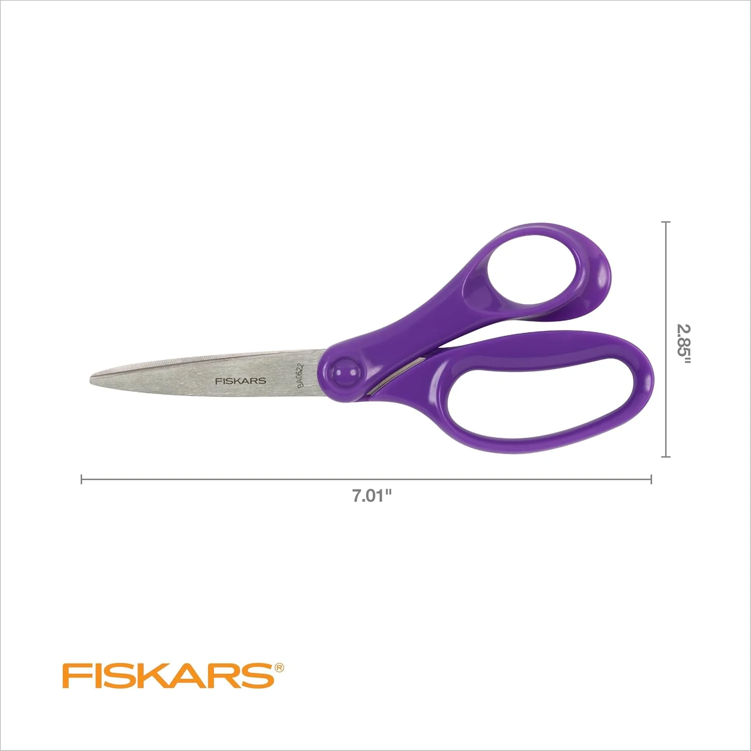 قیچی دانش آموزی 7 اینچی فیسکارس برای کودکان 12 تا 14 سال، قیچی برای مدرسه یا کاردستی، لوازم مدرسه، بنفش قیچی دانش آموزی 7 اینچی فیسکارس برای کودکان 12 تا 14 سال، قیچی برای مدرسه یا کاردستی، لوازم مدرسه، بنفش