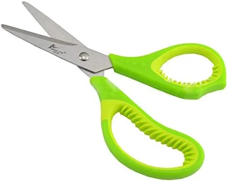 مجموعه قیچی های چند منظوره HANGITS، 2 بسته، 7 اینچ خمیده و 5.5 اینچ نوک های میکرو مستقیم با دسته نرم، مناسب برای دانش آموزان، خانه، آشپزخانه و دفتر مجموعه قیچی های چند منظوره HANGITS، 2 بسته، 7 اینچ خمیده و 5.5 اینچ نوک های میکرو مستقیم با دسته نرم، مناسب برای دانش آموزان، خانه، آشپزخانه و دفتر