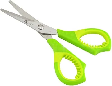 مجموعه قیچی های چند منظوره HANGITS، 2 بسته، 7 اینچ خمیده و 5.5 اینچ نوک های میکرو مستقیم با دسته نرم، مناسب برای دانش آموزان، خانه، آشپزخانه و دفتر مجموعه قیچی های چند منظوره HANGITS، 2 بسته، 7 اینچ خمیده و 5.5 اینچ نوک های میکرو مستقیم با دسته نرم، مناسب برای دانش آموزان، خانه، آشپزخانه و دفتر