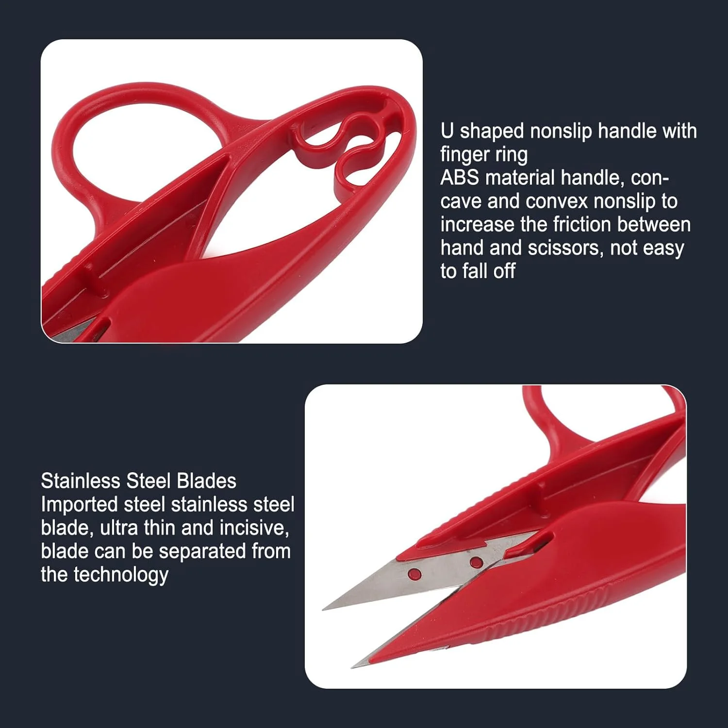 قیچی نخچین هافی، کارآمد، با تیغههای استیل ضد زنگ، گیره سریع VaneWing، مناسب خیاطی، صنایع دستی، قیچی چند منظوره خیاطی برای مصارف خانگی قیچی نخچین هافی، کارآمد، با تیغههای استیل ضد زنگ، گیره سریع VaneWing، مناسب خیاطی، صنایع دستی، قیچی چند منظوره خیاطی برای مصارف خانگی