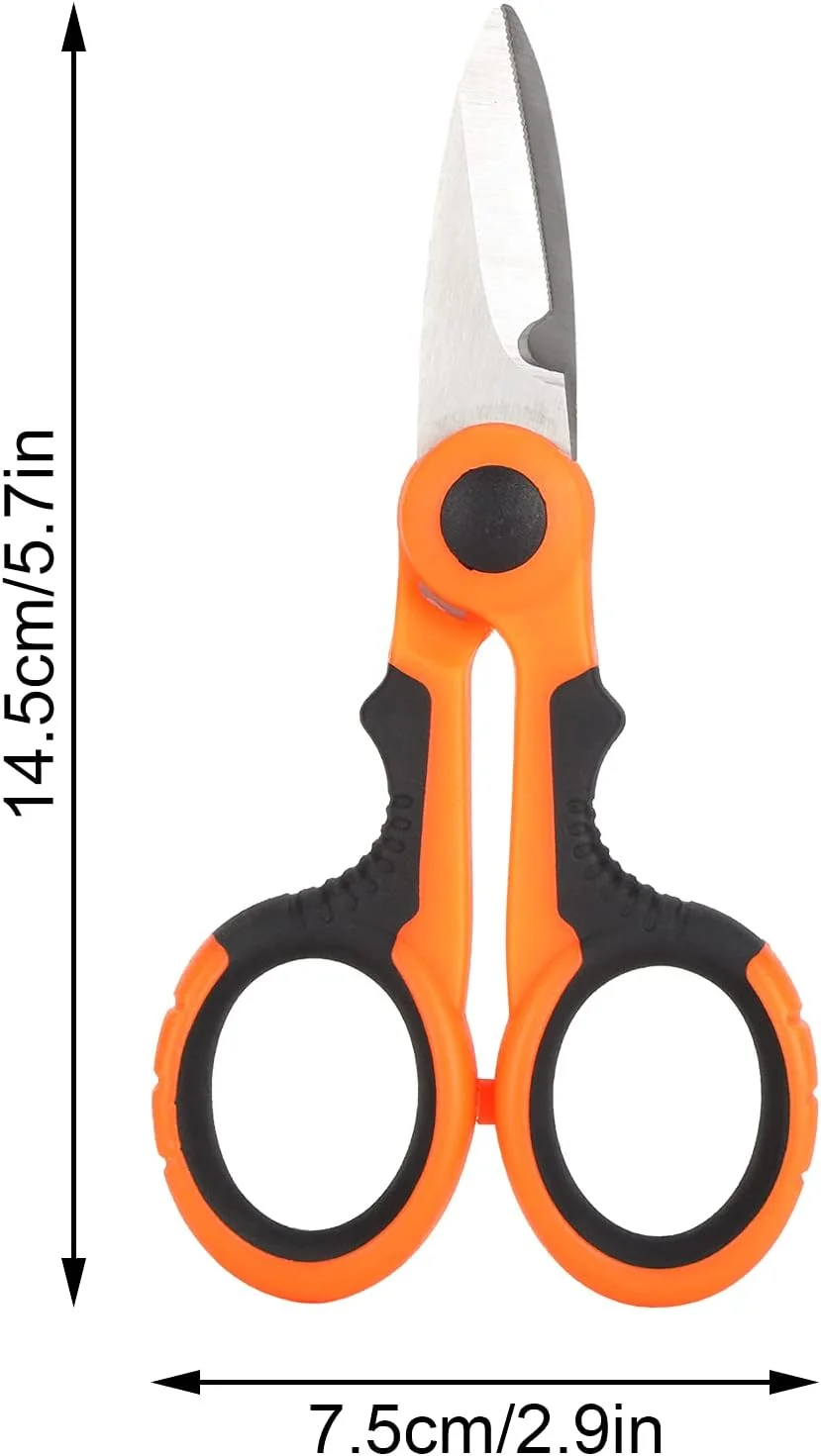 قیچی چند منظوره Haofy، لبه دقیق پره/بال، جنس با کیفیت، طراحی زاویه قابل تنظیم، دسته ارگونومیک، کاربرد چند منظوره، مناسب برای اکثر سناریوها، با اندازه بزرگ قیچی چند منظوره Haofy، لبه دقیق پره/بال، جنس با کیفیت، طراحی زاویه قابل تنظیم، دسته ارگونومیک، کاربرد چند منظوره، مناسب برای اکثر سناریوها، با اندازه بزرگ