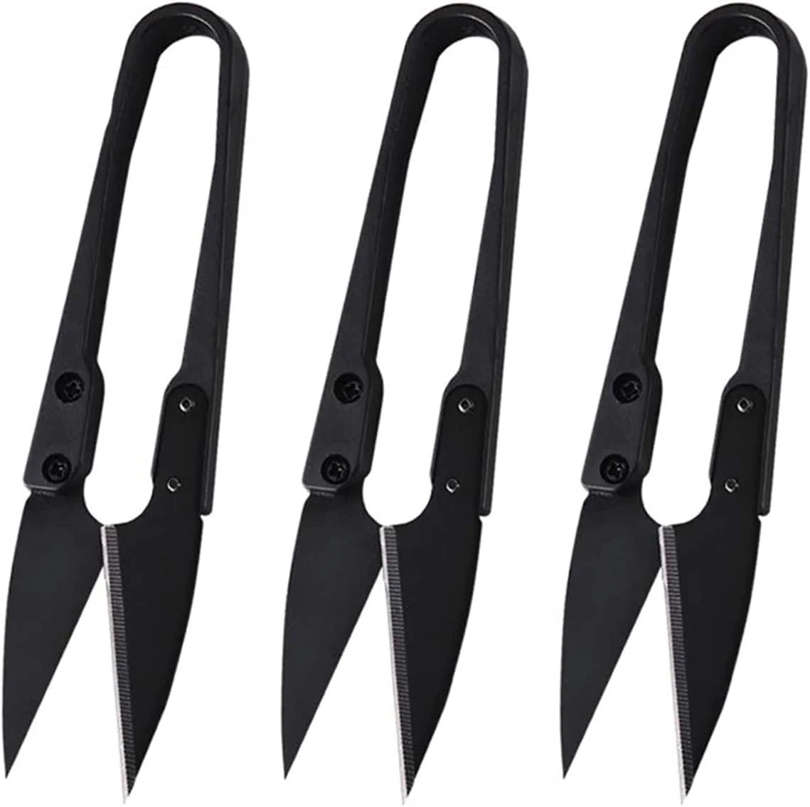 ست قیچی خیاطی 3 عددی KASTWAVE، قیچی U شکل، قیچی نخ گلدوزی، قیچی نخ کوچک، برش نخ، قیچی کوچک ماهیگیری، مناسب برای دوخت، لوازم DIY (مشکی) ست قیچی خیاطی 3 عددی KASTWAVE، قیچی U شکل، قیچی نخ گلدوزی، قیچی نخ کوچک، برش نخ، قیچی کوچک ماهیگیری، مناسب برای دوخت، لوازم DIY (مشکی)