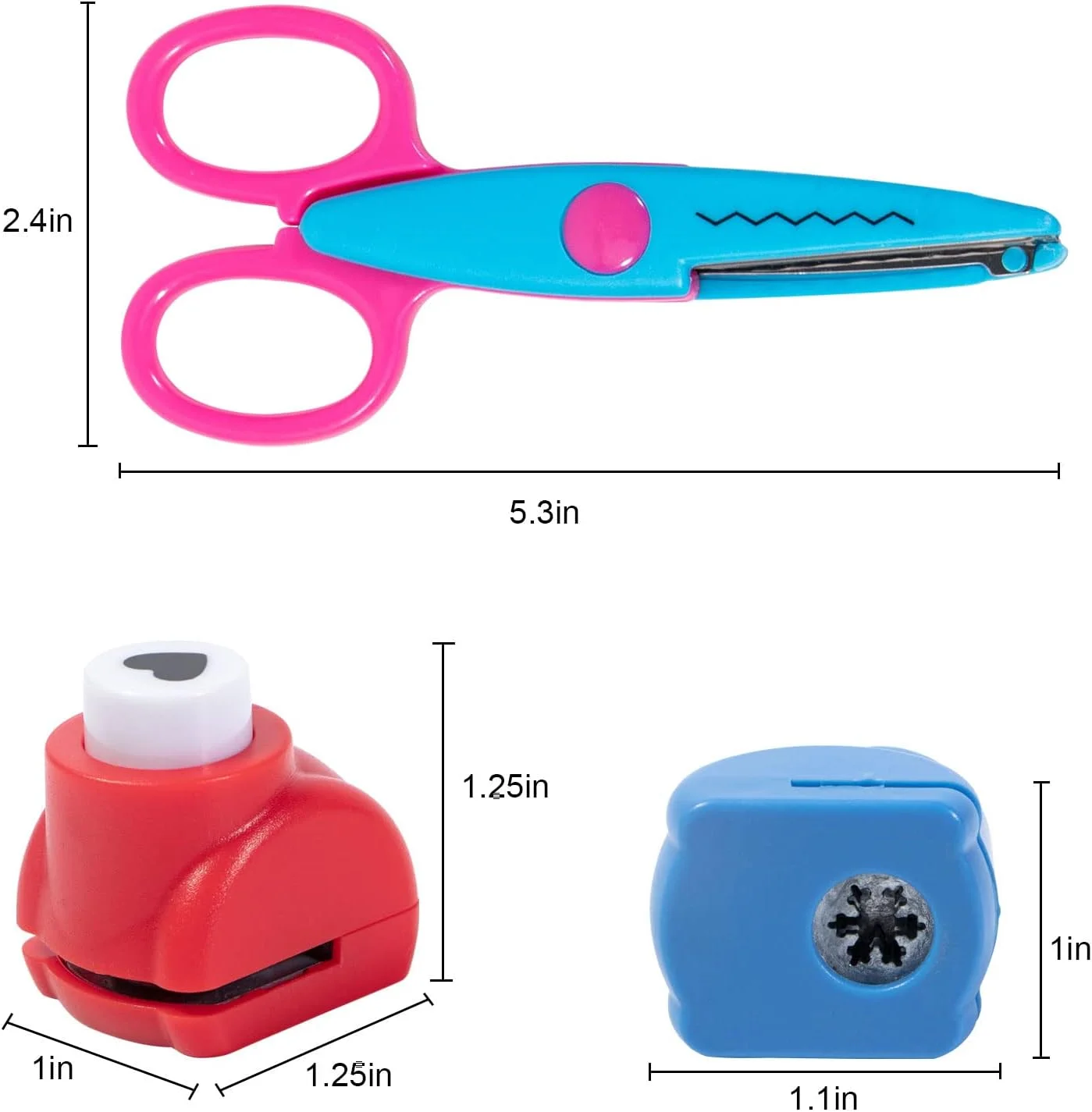 ست پانچ و قیچی خلاقانه Katfort، 16 تکه قیچی کاردستی با لبه های تزئینی برای کودکان و بزرگسالان، ایده آل برای اسکرپ بوک، کاردستی، تکالیف مدرسه، آلبوم عکس DIY ست پانچ و قیچی خلاقانه Katfort، 16 تکه قیچی کاردستی با لبه های تزئینی برای کودکان و بزرگسالان، ایده آل برای اسکرپ بوک، کاردستی، تکالیف مدرسه، آلبوم عکس DIY