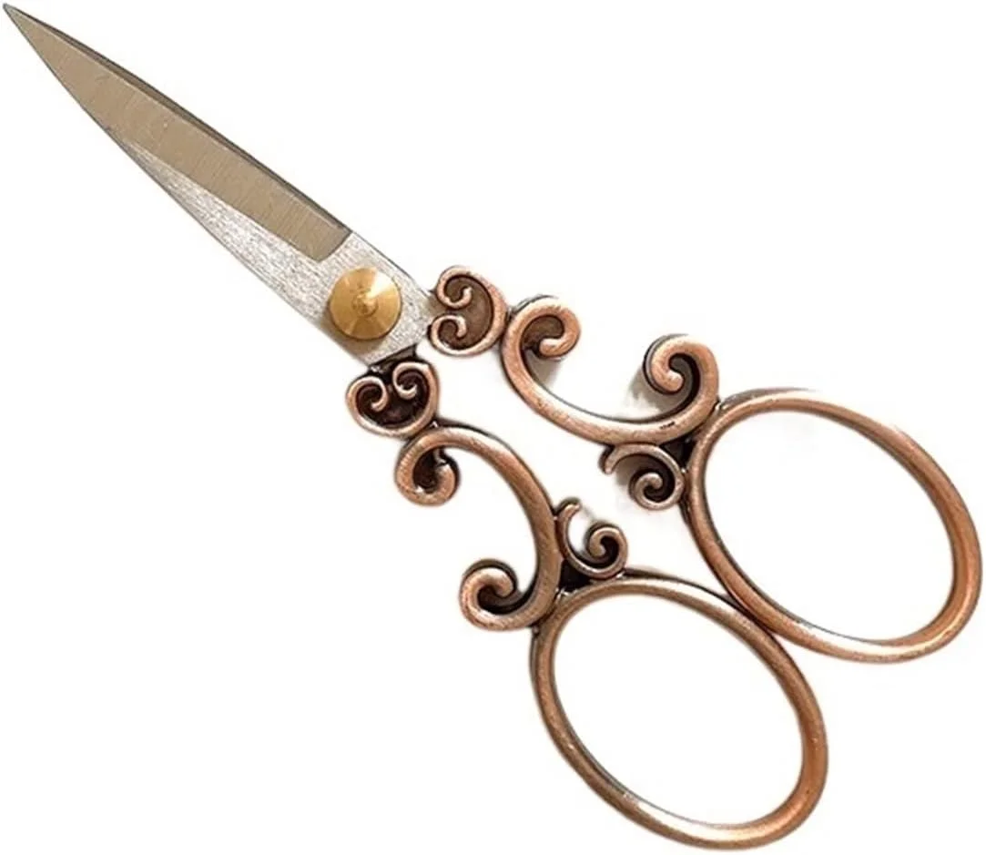 قیچی همه کاره استیل WANAM، قیچی خیاطی، چاقوی پارچه، قیچی گلدوزی، قیچی نخ خیاطی، ابزار قیچی خیاطی (رنگ: Hortelé)