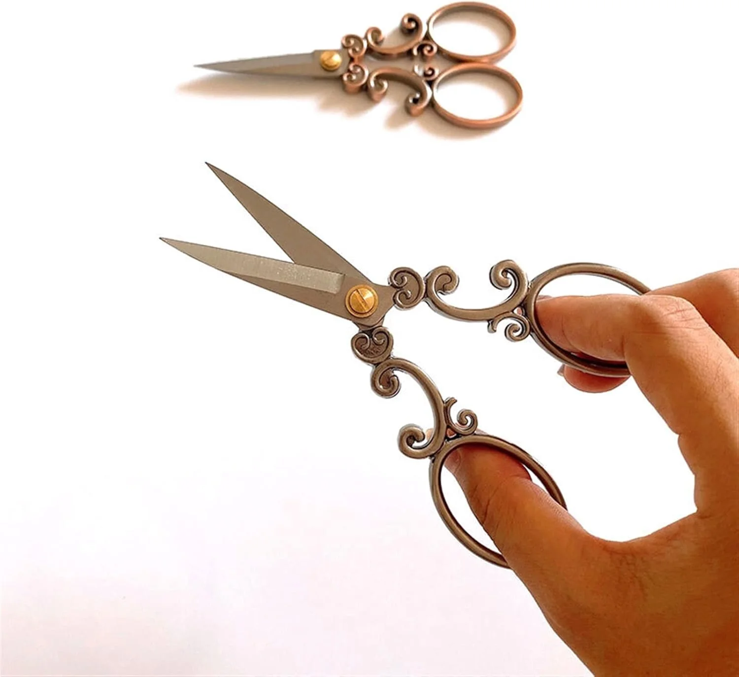 قیچی همه کاره استیل WANAM، قیچی خیاطی، چاقوی پارچه، قیچی گلدوزی، قیچی نخ خیاطی، ابزار قیچی خیاطی (رنگ: Hortelé) قیچی همه کاره استیل WANAM، قیچی خیاطی، چاقوی پارچه، قیچی گلدوزی، قیچی نخ خیاطی، ابزار قیچی خیاطی (رنگ: Hortelé)