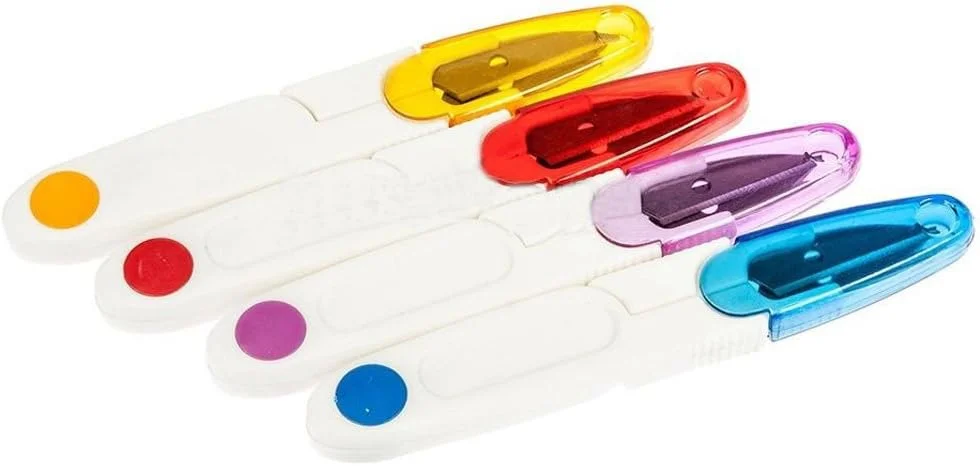 یوئتون بسته 4 عددی قیچی خیاطی دسته پلاستیکی و روکش ایمنی، قیچی نخ لباس، گلدوزی، بخیه متقاطع، گیره صنایع دستی، برش دهنده، انبر خیاطی، قیچی نخ خیاطی یوئتون بسته 4 عددی قیچی خیاطی دسته پلاستیکی و روکش ایمنی، قیچی نخ لباس، گلدوزی، بخیه متقاطع، گیره صنایع دستی، برش دهنده، انبر خیاطی، قیچی نخ خیاطی