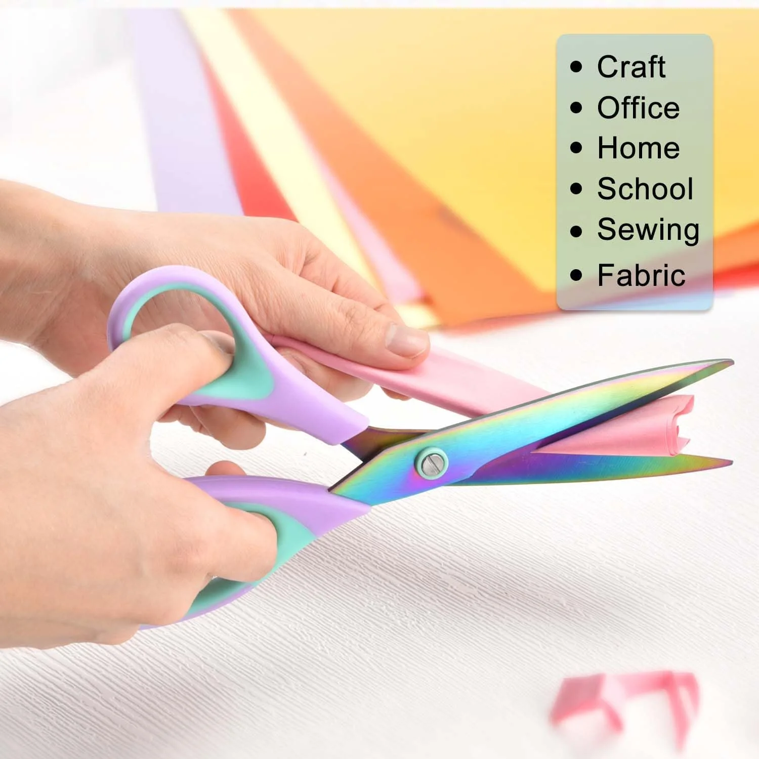 ست قیچی چند منظوره زیکولو 3 عددی بنفش/آبی ست قیچی چند منظوره زیکولو 3 عددی بنفش/آبی