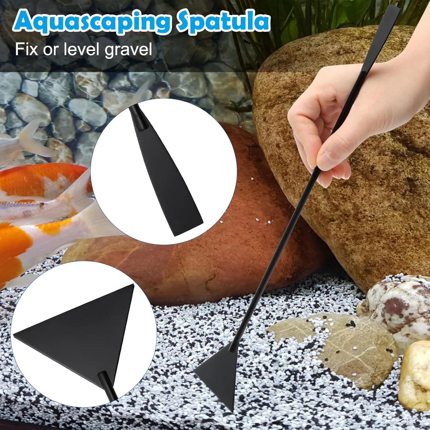 مجموعه ابزار آکواریوم گیاهی ژائویائو 6 در 1، شامل قیچی، موچین، کفگیر و تور ماهیگیری استیل ضد زنگ نقره ای، به همراه 80 عدد کاغذ PH (مشکی) مجموعه ابزار آکواریوم گیاهی ژائویائو 6 در 1، شامل قیچی، موچین، کفگیر و تور ماهیگیری استیل ضد زنگ نقره ای، به همراه 80 عدد کاغذ PH (مشکی)