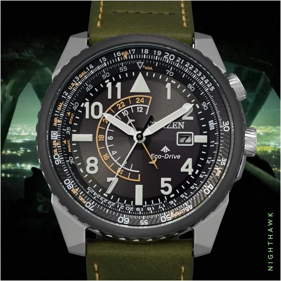 ساعت مچی مردانه سیتیزن مدل Promaster Nighthawk، بند استیل دو رنگ، دو رنگ، 42، کرنوگراف ساعت مچی مردانه سیتیزن مدل Promaster Nighthawk، بند استیل دو رنگ، دو رنگ، 42، کرنوگراف