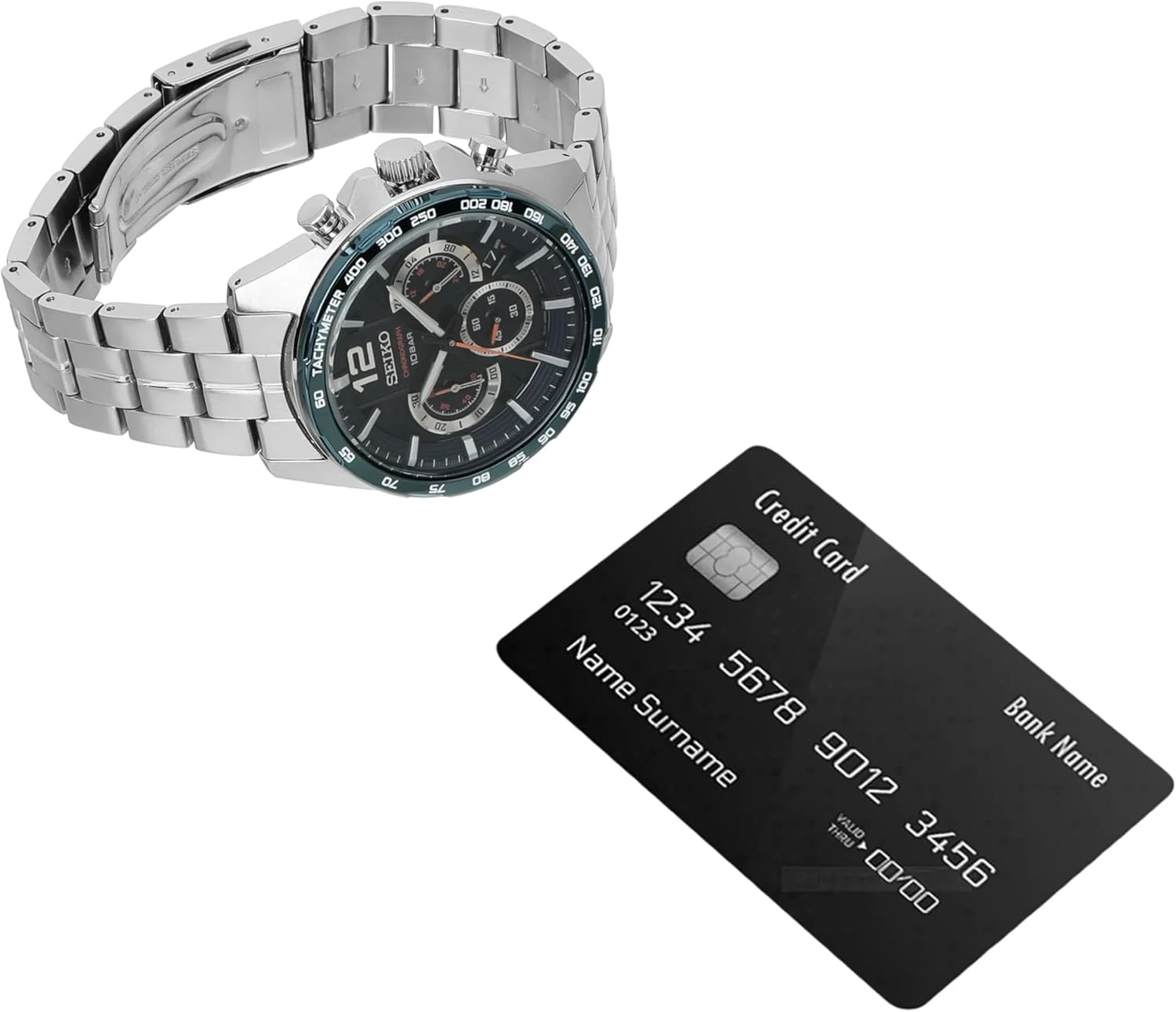 Seiko Men's Quartz Watch Stainless Steel with Silicone Strap Seiko Men's Quartz Watch Stainless Steel with Silicone Strap