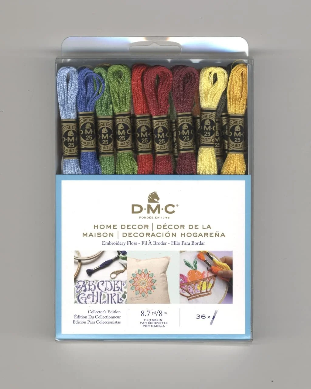 DMC Home Décor - 36 کلاف نخ 8 متری مولینه اسپشیال