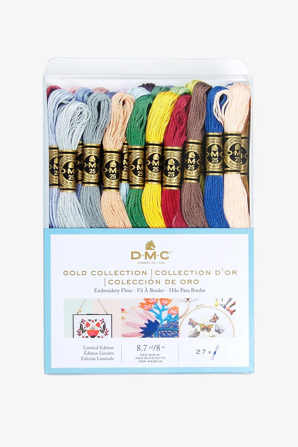 نخ گلدوزی DMC، بسته 8.7 یاردی، نسخه محدود 27 عددی
