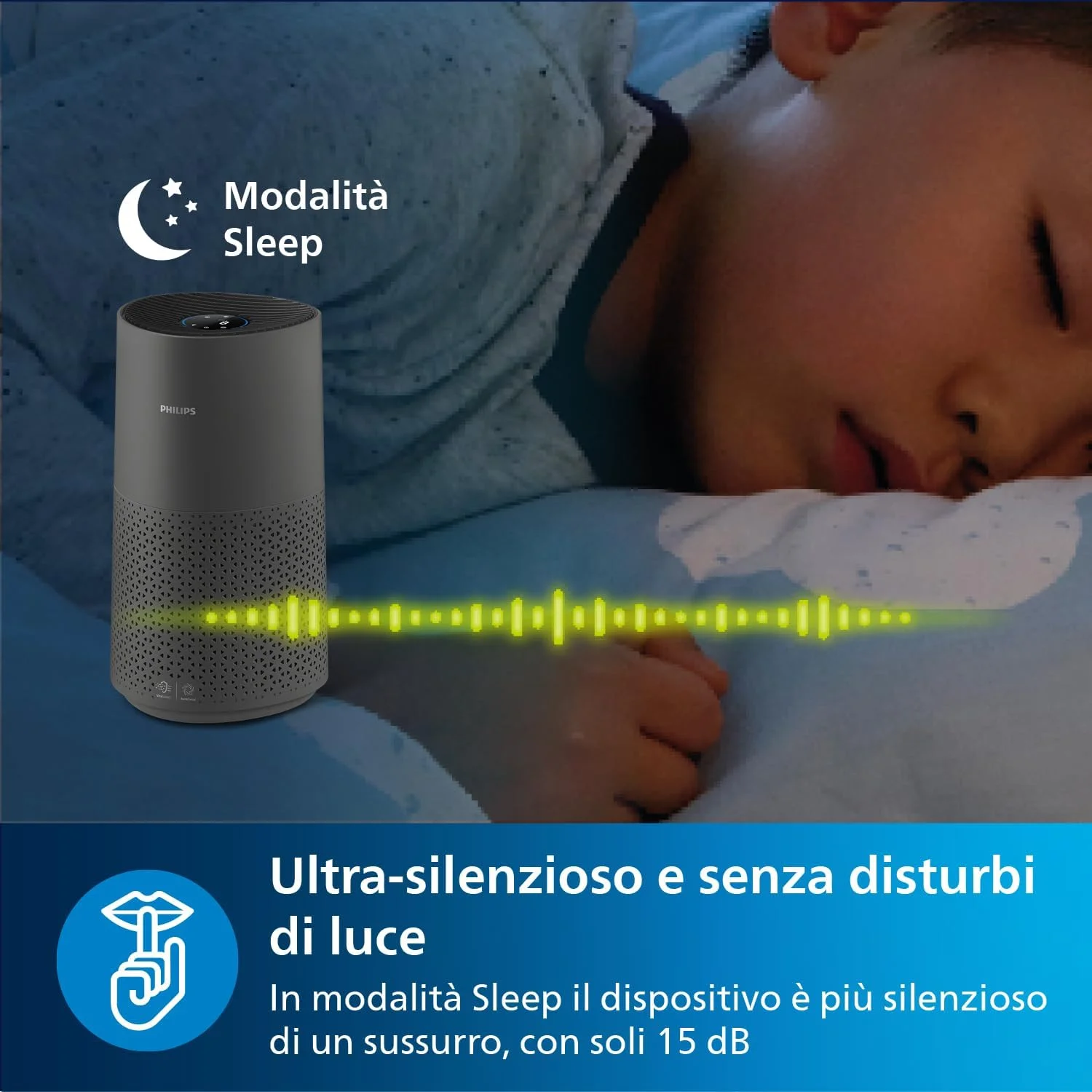 دستگاه تصفیه هوا هوشمند سری 1000i Versuni Philips، مناسب برای اتاقهایی تا 78 متر مربع، حذف 99.97% گرده، آلرژی، گرد و غبار و دود، حالت خواب، خاکستری تیره (AC1715/11) دستگاه تصفیه هوا هوشمند سری 1000i Versuni Philips، مناسب برای اتاقهایی تا 78 متر مربع، حذف 99.97% گرده، آلرژی، گرد و غبار و دود، حالت خواب، خاکستری تیره (AC1715/11)