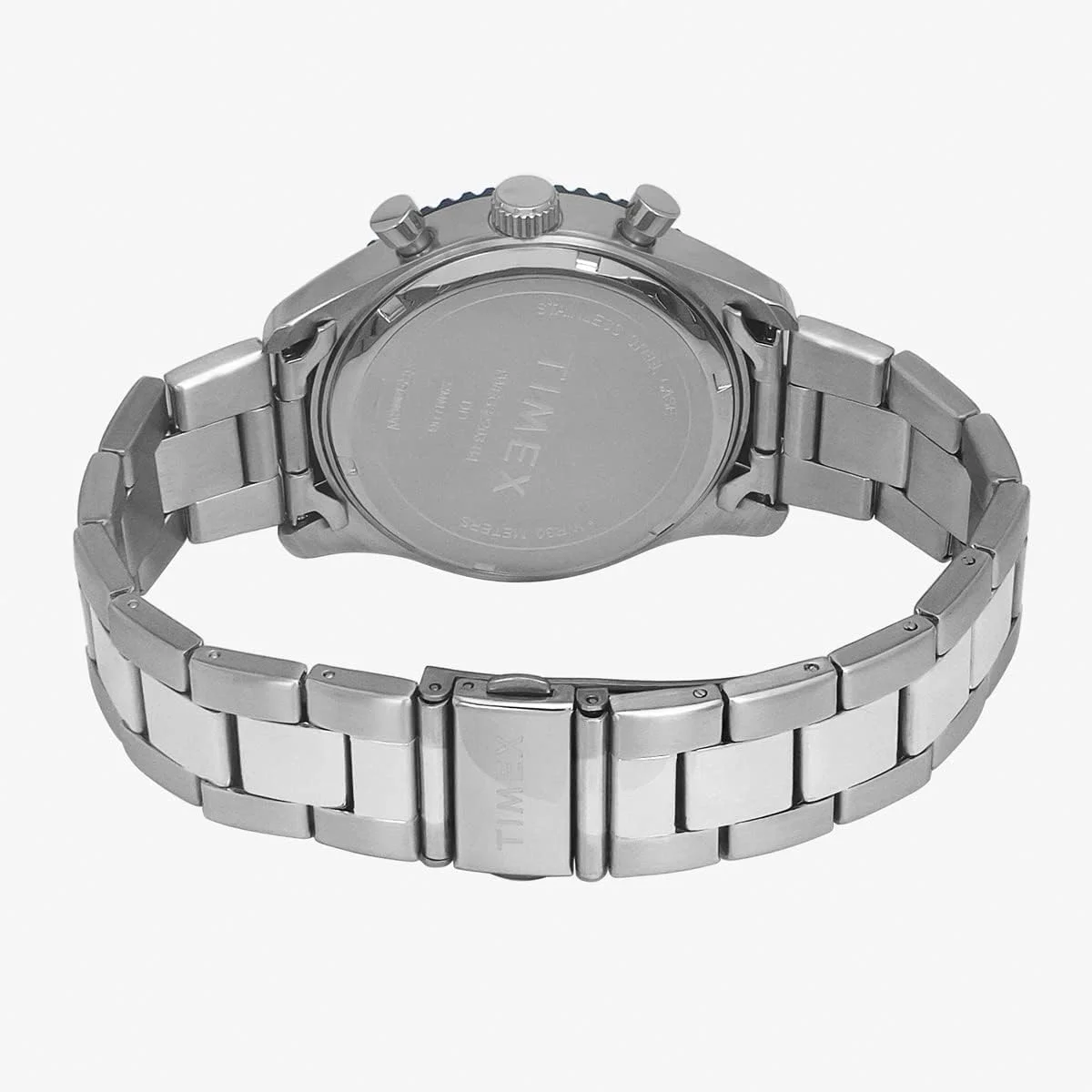 ساعت مچی آنالوگ مردانه TIMEX با صفحه گرد آبی و بند استیل ضد زنگ نقره ای مقاوم در برابر آب - TWEG22203 ساعت مچی آنالوگ مردانه TIMEX با صفحه گرد آبی و بند استیل ضد زنگ نقره ای مقاوم در برابر آب - TWEG22203