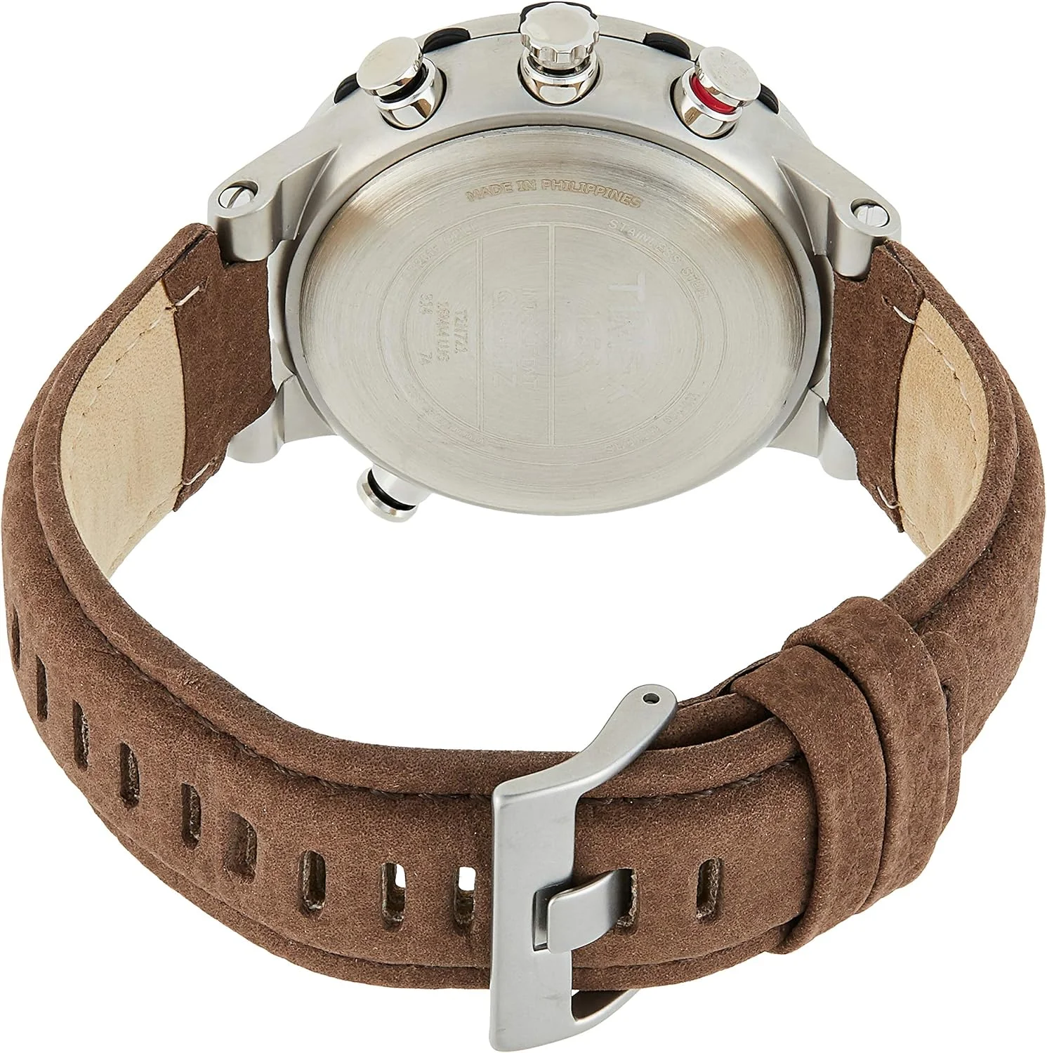 ساعت مچی مردانه Timex کوارتز، نمایشگر آنالوگ و بند چرمی - T2N721 ساعت مچی مردانه Timex کوارتز، نمایشگر آنالوگ و بند چرمی - T2N721