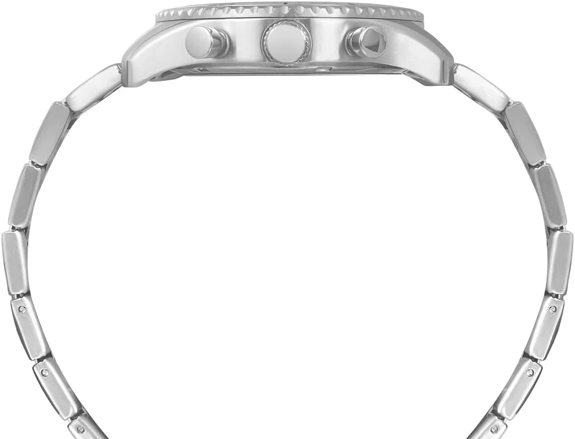 ساعت مچی آنالوگ مردانه TIMEX با صفحه گرد آبی و بند استیل ضد زنگ نقره ای مقاوم در برابر آب - TWEG22203 ساعت مچی آنالوگ مردانه TIMEX با صفحه گرد آبی و بند استیل ضد زنگ نقره ای مقاوم در برابر آب - TWEG22203