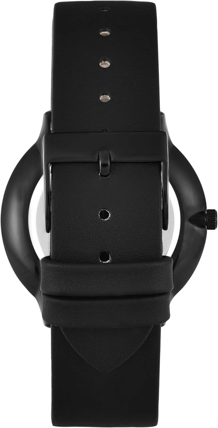 ساعت مچی آنالوگ مردانه TIMEX با صفحه گرد مشکی و بند چرمی مشکی مقاوم در برابر آب - TWEG22105 ساعت مچی آنالوگ مردانه TIMEX با صفحه گرد مشکی و بند چرمی مشکی مقاوم در برابر آب - TWEG22105