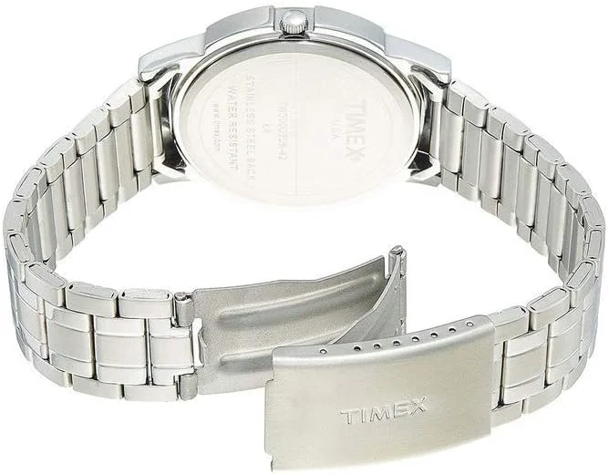 ساعت مچی مردانه Timex Empera آنالوگ صفحه نقره ای - TW000U308