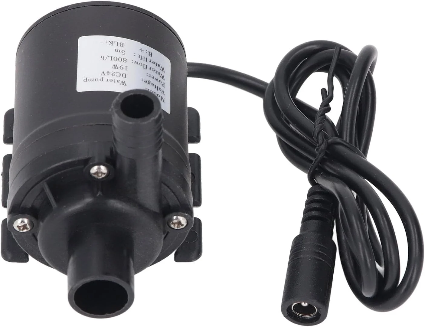 پمپ شناور DC 24V Eujgoov، پمپ آکواریوم فواره 200GPH (800 لیتر در ساعت)، ارتفاع 5 متر برای فواره ها، هیدروپونیک، حوضچه ها، آکواریوم ها و غیره.
