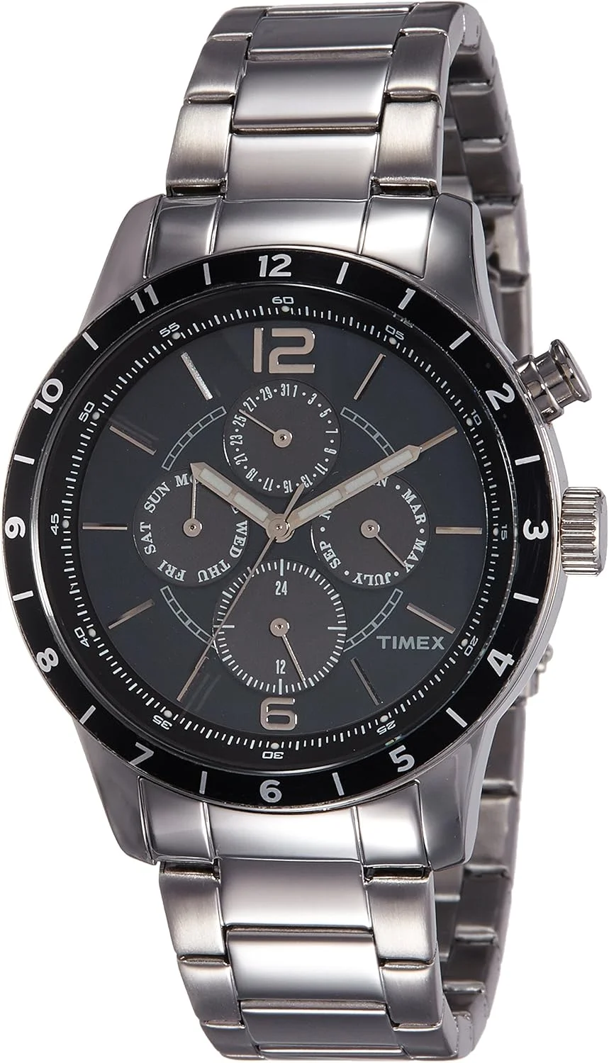 ساعت مچی مردانه آنالوگ Timex E Class با صفحه خاکستری - TWEG14804