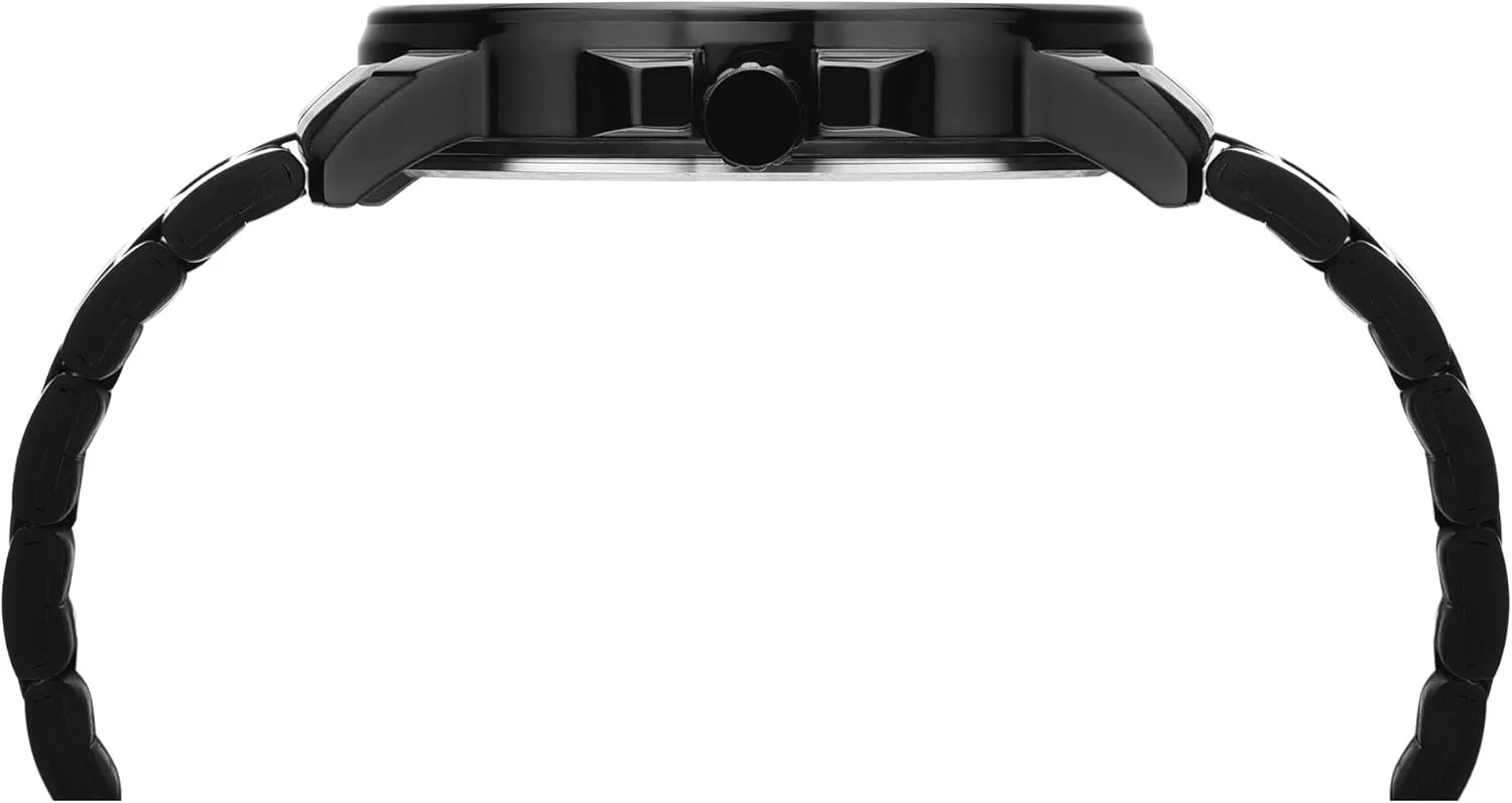 ساعت مچی مردانه آنالوگ TIMEX با صفحه مشکی مدل TWEG17211 (مشکی)، مشکی، 45 میلی متر ساعت مچی مردانه آنالوگ TIMEX با صفحه مشکی مدل TWEG17211 (مشکی)، مشکی، 45 میلی متر